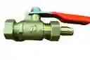Válvula De Bola O Llave De Paso 1/4-1/4 Macho Con Espig