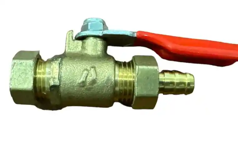 Válvula De Bola O Llave De Paso 1/4-1/4 Macho Con Espig