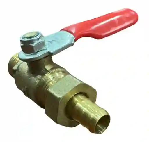 Válvula De Bola O Llave De Paso 1/4-1/4 Macho Con Espig