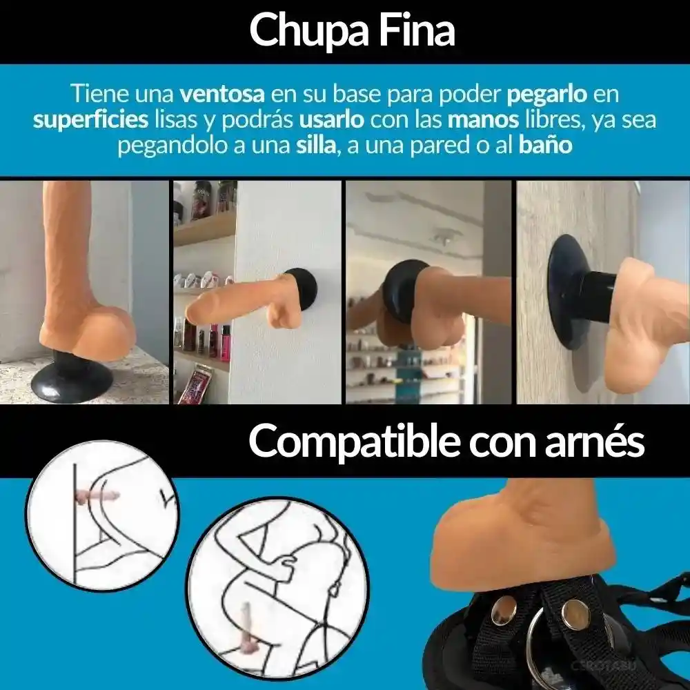 Vibrador Realista Aníbal Con Ventosa (23cm)