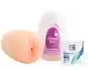 Kit Funny Egg: Huevo Masturbador Textura Vaginal + Lubricante Neutro 5ml