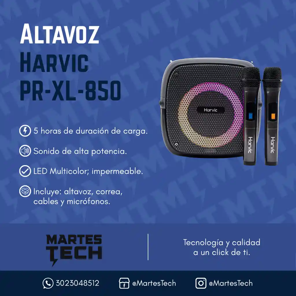 Altavoz Harvic Pr-xl-850