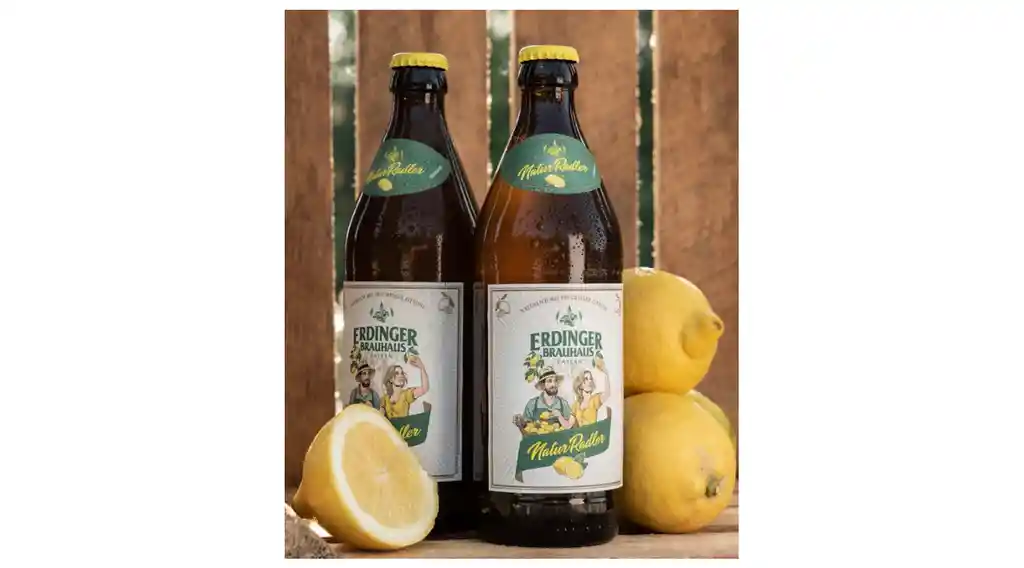 Cerveza Erdinger Brauhaus Natur Radler 500ml