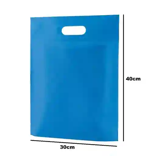 Bolsa Cambrel 30x40cm Azul Claro Con Ojal