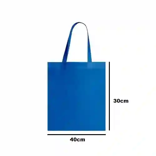 Bolsa Cambrel Con Manigueta 30x40x11 Cm Azul Rey