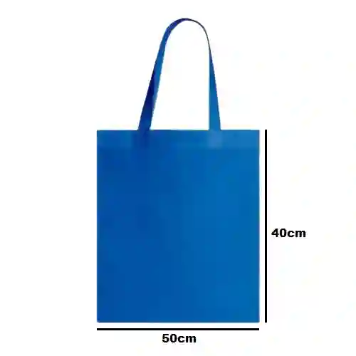 Bolsa Cambrel Con Manigueta 40x50x13 Cm Azul Rey