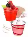 Vasos 9onzas Plástico Desechable Zigzag Rojo. Vasos Bonitos, Elegantes Y De Lujo