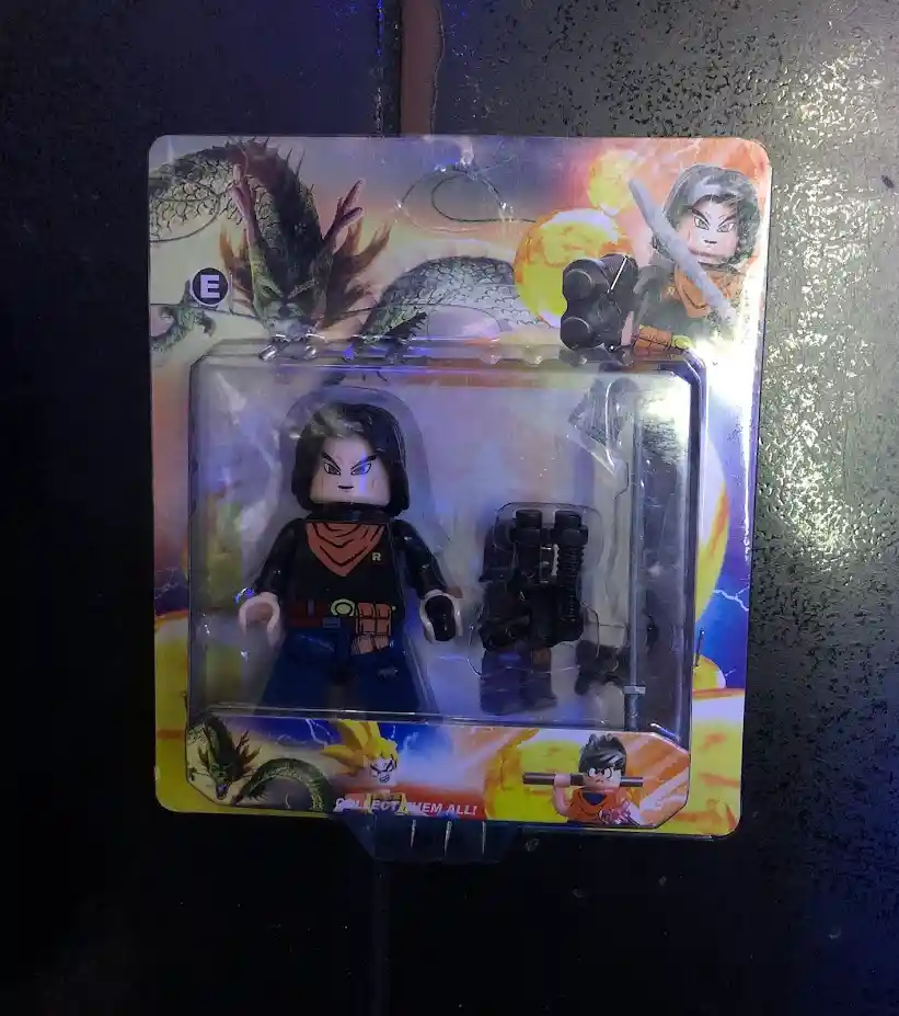 Figura Muñeco Androide Número 17 Dragon Ball Z Pequeño