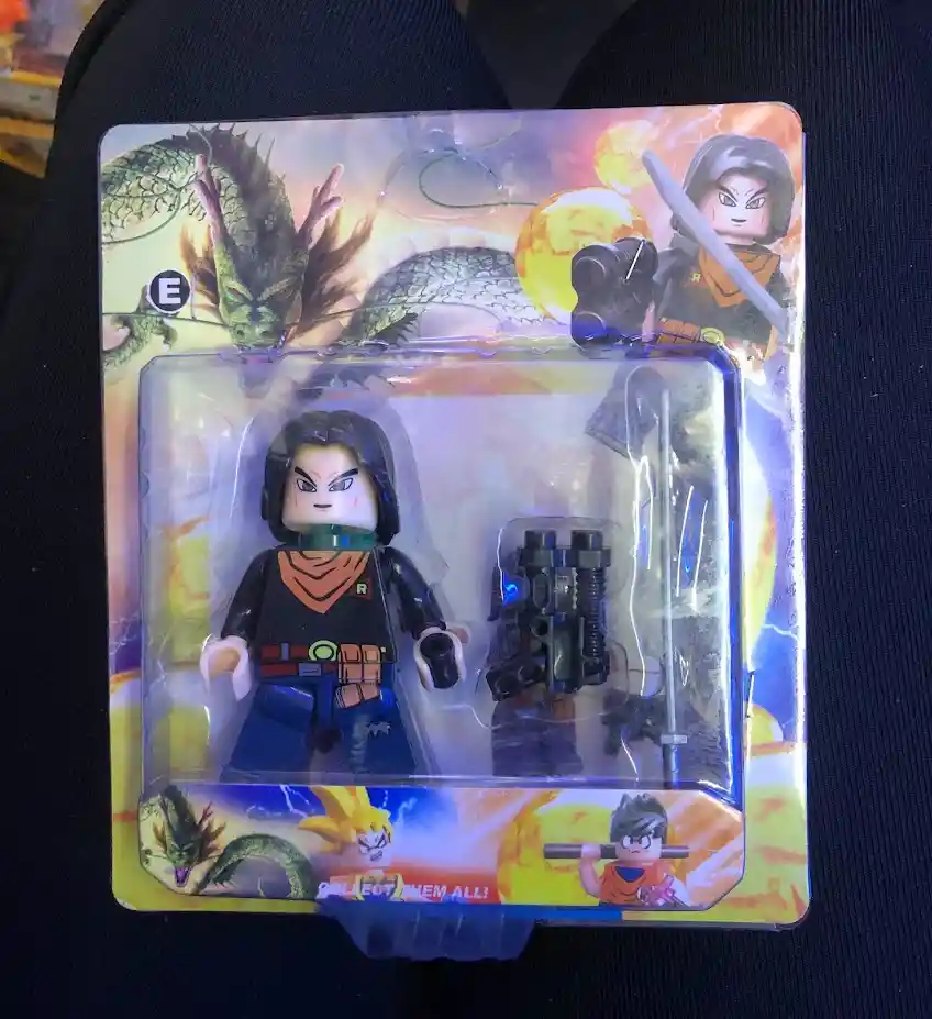 Figura Muñeco Androide Número 17 Dragon Ball Z Pequeño