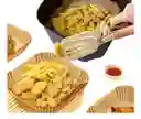 Carpeta De Papel Cuadrada Para Freidora, Air Fryer De 20 Cms
