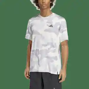 Adidas Camiseta Camo Aop Hombre Blanco Talla Ref: IW8492