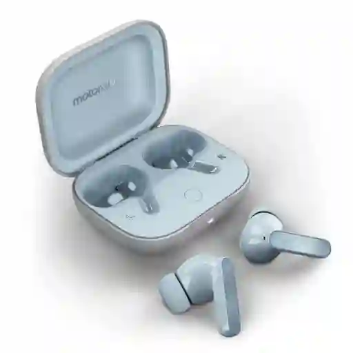 Audífonos Bluetooth Moto Buds Celeste Ilusion