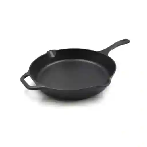 Sartén De Hierro Fundido Esmaltado Victoria® 30 Cm / 12 In Color Negro