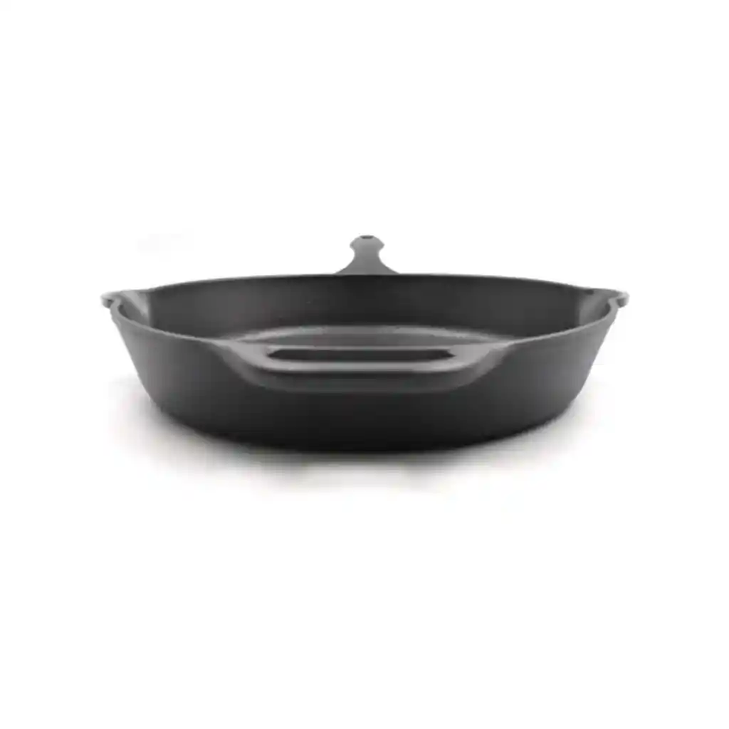 Sartén De Hierro Fundido Esmaltado Victoria® 30 Cm / 12 In Color Negro