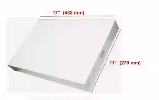 Resma Doble Carta (27.9 X 43.1 Cms) 75 Gr. 500 Hojas