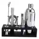 Juego Bartender Coctelera Utensilios Bar Inoxidable 12 Pzs