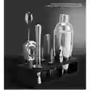 Juego Bartender Coctelera Utensilios Bar Inoxidable 12 Pzs