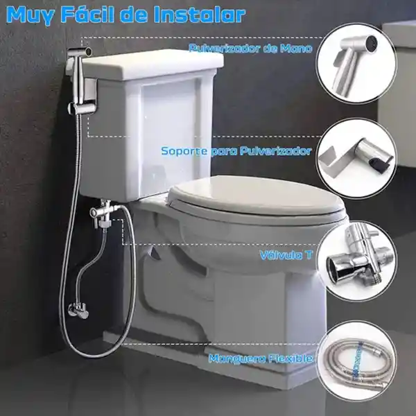 Rociador De Bidé Inodoro Acero Inoxidable Bidet Baño Accesor