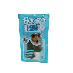 Juguete Para Perro Bongo Dental Chews Hueso Plado X 2 Unds