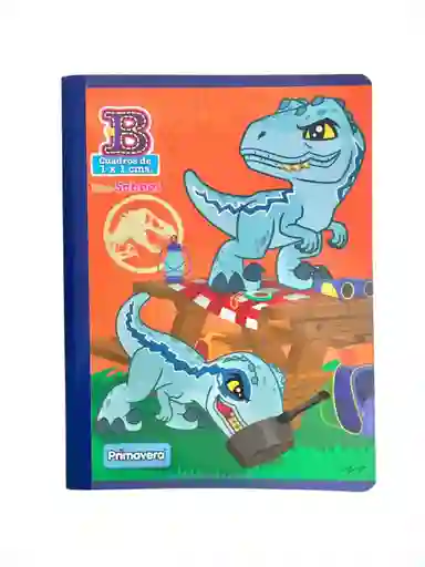 Cuaderno Cosido Con Stickers. Cuadros 1 X 1 Cm 100 Hojas. Para Niño
