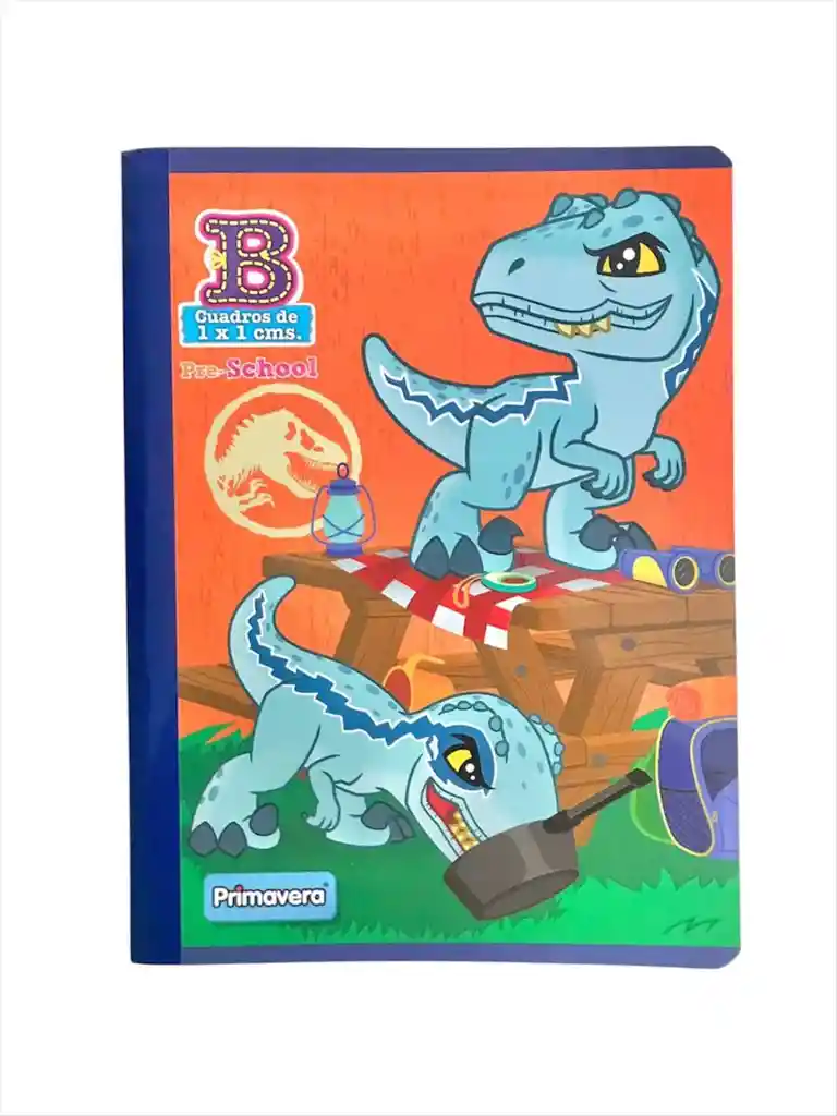 Cuaderno Cosido Con Stickers. Cuadros 1 X 1 Cm 100 Hojas. Para Niño