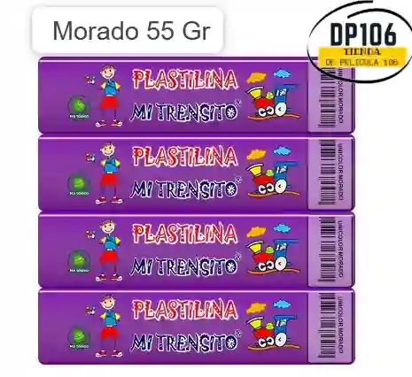 Plastilina Morado 55 Gr X 1 Und