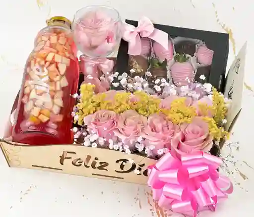 Ancheta Romance Rosas Rosadas