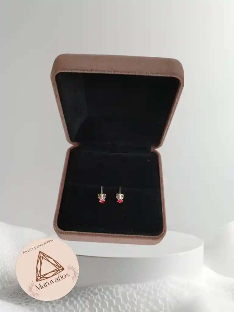 Topos Plata 925 Circon Negro
