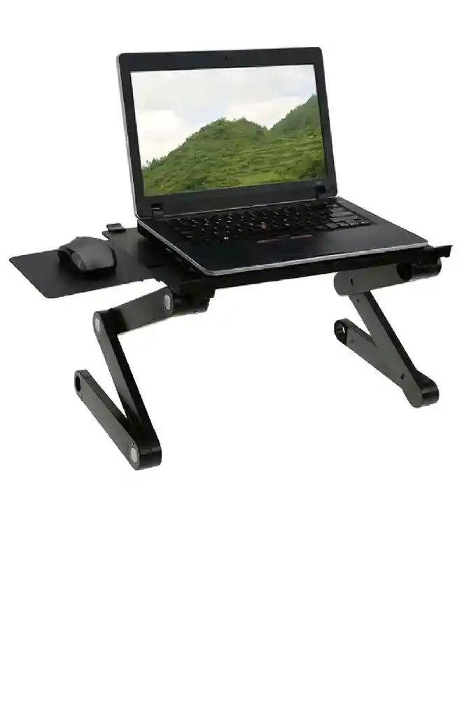 Mesa Para Laptop Base Enfriadora Para Laptop Ventilador Color Negro