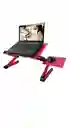 Mesa Para Laptop Base Enfriadora Para Laptop Ventilador Color Negro
