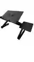 Mesa Para Laptop Base Enfriadora Para Laptop Ventilador Color Negro
