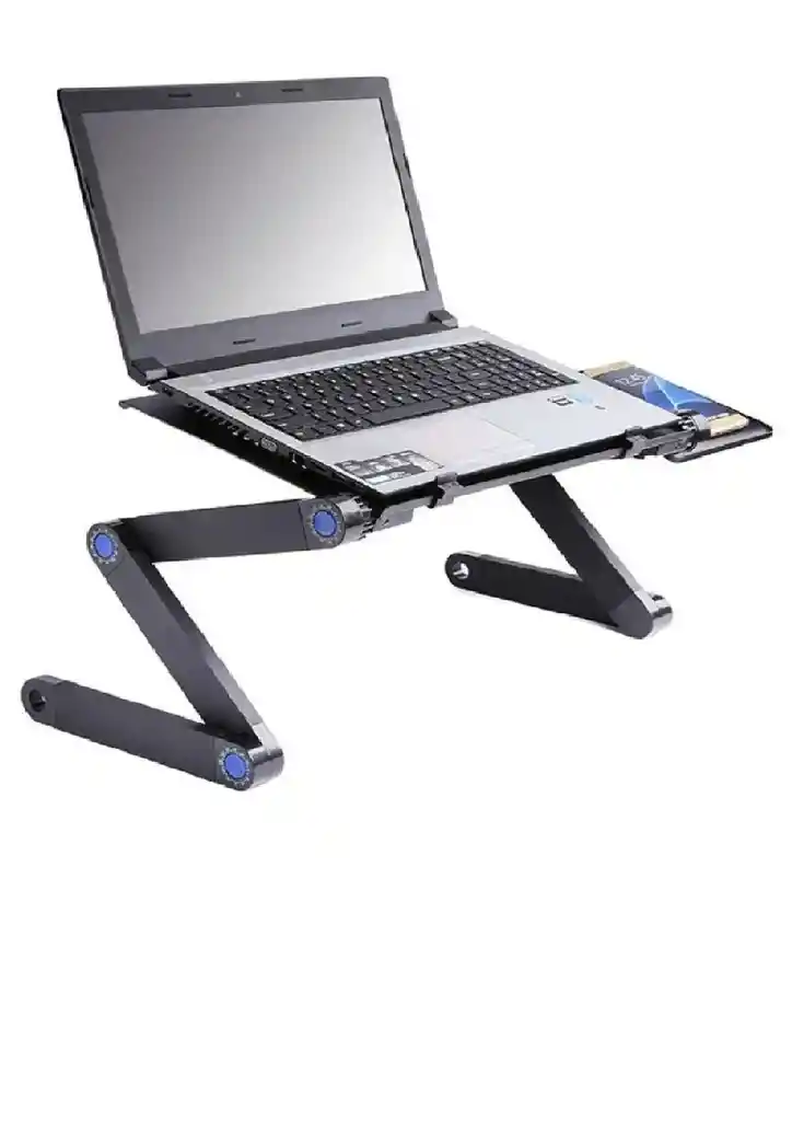 Mesa Escritorio Plegable Multifuncional Portátil Soporte Color Negro