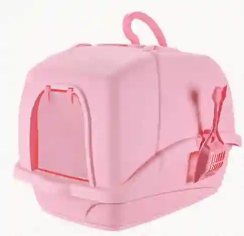 Arenera De Lujo Con Filtro Pr05 Rosado Con Pala