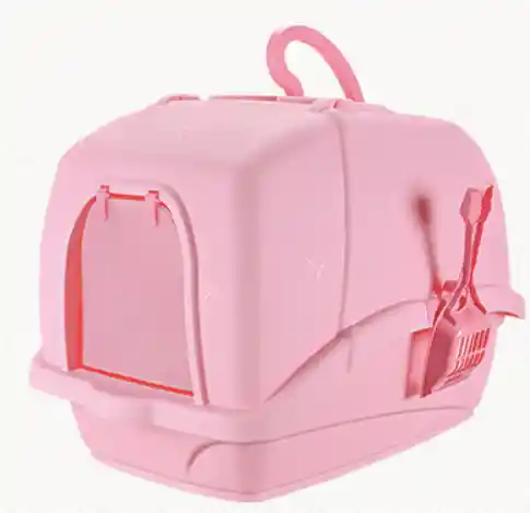 Arenera De Lujo Con Filtro Pr05 Rosado Con Pala