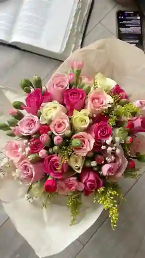 🌷 Ramo “sueños En Rosa”