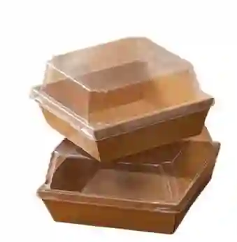 Domo Laminado, Cajas Para Postres Con Tapa Transparente