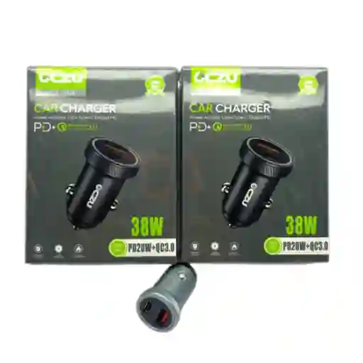Cargador De Carro Usb/ C 38w