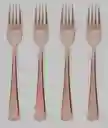 Tenedor Plástico Desechables Oro Rosa, Cubierto De Lujo, Cubierto Elegante