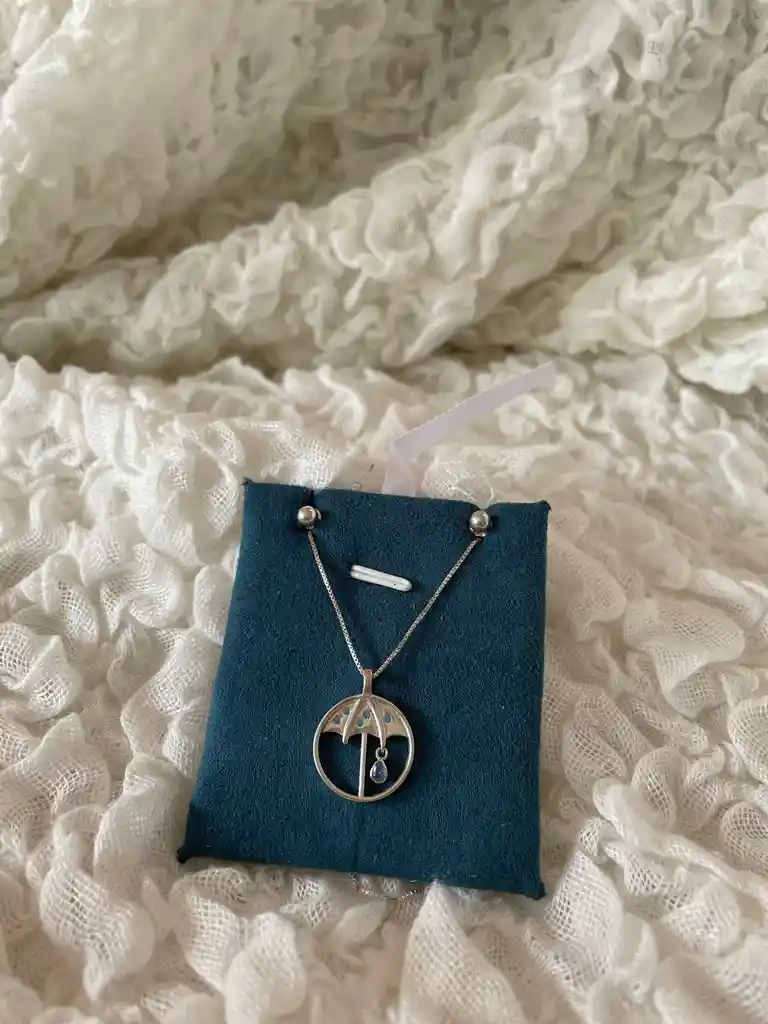 Collar Juego Sombrilla En Plata 925