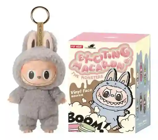 Juguete Inspirado Tipo Labubu Sorpresa Exciting Macaron Llavero Peluche Coleccionable