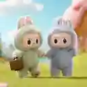 Juguete Inspirado Tipo Labubu Sorpresa Exciting Macaron Llavero Peluche Coleccionable
