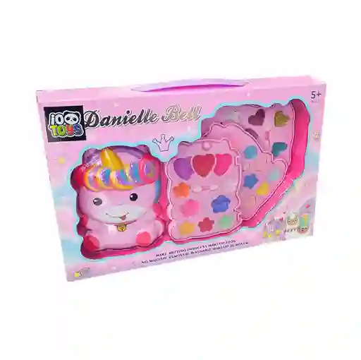 Kit De Maquillaje Set Para Niña Juguete Unicornio Colores