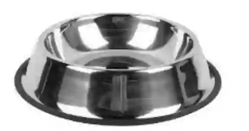 Plato Metalico Para Comida De Mascotas Tamaño Mediano Comedero Para Perros Y Gatos
