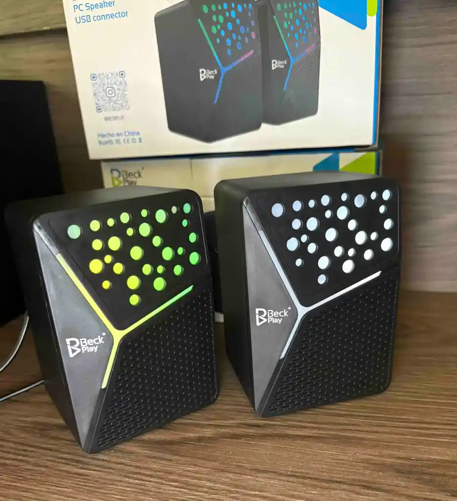 Parlantes Gamer Para Pc Rgb