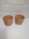 Maceta Hexagonal O Redonda Terracota Mediana