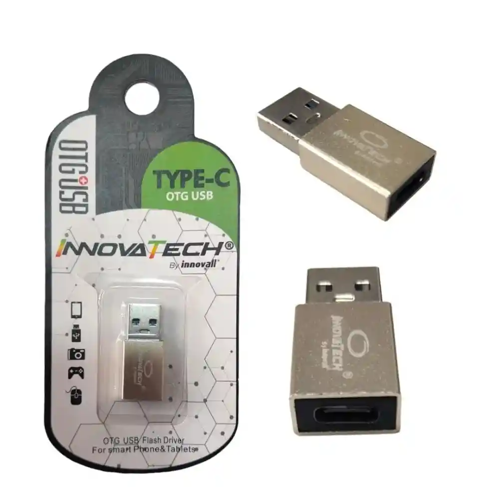 Adaptador Convertidor Otg Usb C Tipo C Hembra A Usb Macho