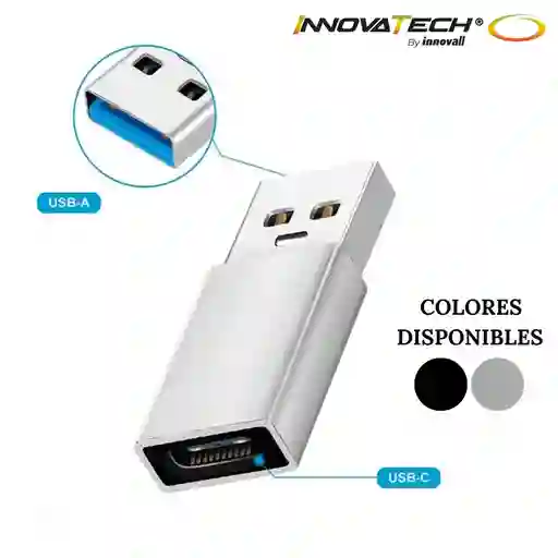 Adaptador Convertidor Otg Usb C Tipo C Hembra A Usb Macho