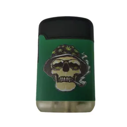 Encendedor Zengaz Recargable Skull Smoking