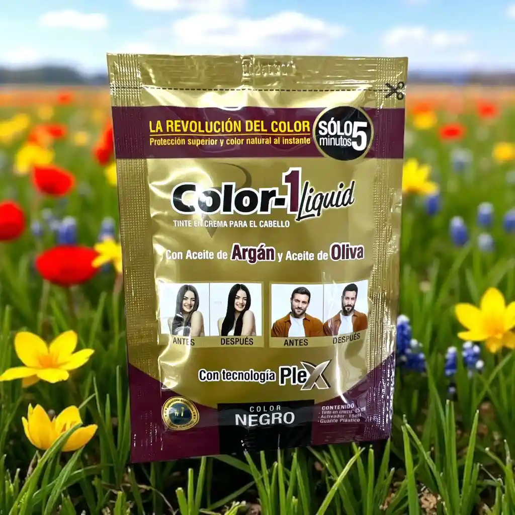 Tinte Capilar En Crema Color 1 Negro X 15 Ml 5 Minutos