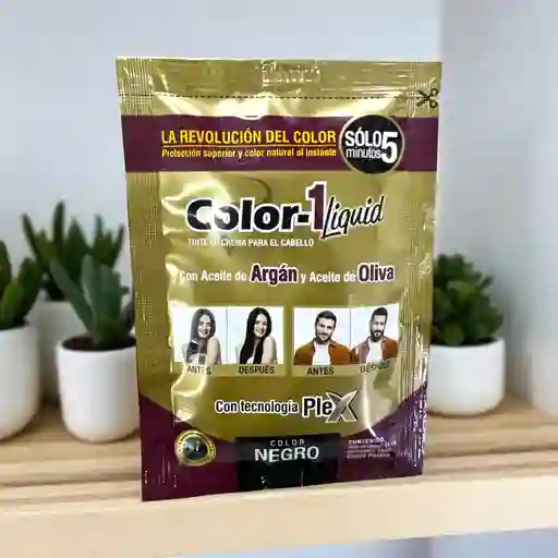 Tinte Capilar En Crema Color 1 Negro X 15 Ml 5 Minutos
